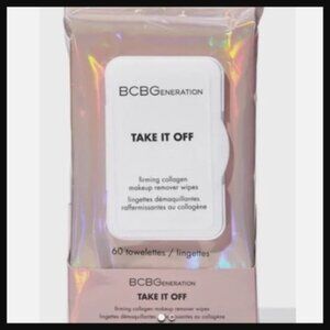BCBGeneration Take it Off Firming Collagen Makeup Remover Wipes 60 count NEW
